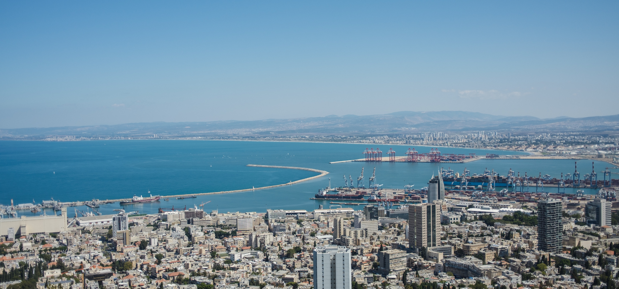 Haifa Port in Israel
